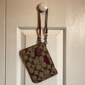 Small Coach Wristlet